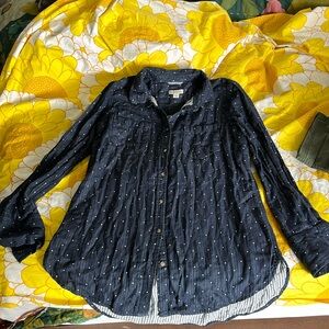 Merona | L | Navy Button-down